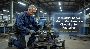 Industrial Servo Motor Maintenance Checklist for Factories