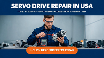 Servo Drive Repair in USA: Top 10 Integrated Servo Motor Failures and How to Repair Them